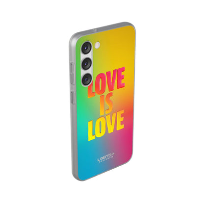 LGBTQWorldwide - ,,LOVE" Flexible Handyhülle Accessories, Case, iPhone, iPhone Cases, Phone accessory, Phone Cases, Samsung Cases, silikon, Valentine's Day promotion lgbtq Bekleidung Accessoires unisex Zubehör