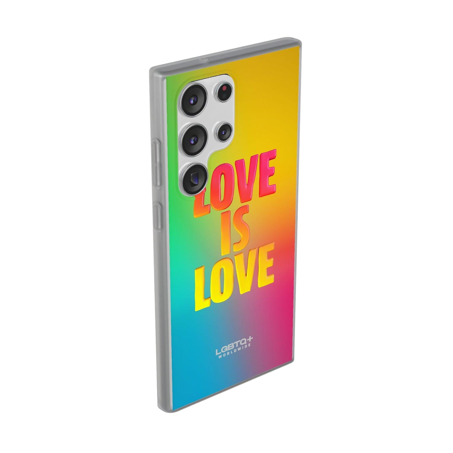 LGBTQWorldwide - ,,LOVE" Flexible Handyhülle Accessories, Case, iPhone, iPhone Cases, Phone accessory, Phone Cases, Samsung Cases, silikon, Valentine's Day promotion lgbtq Bekleidung Accessoires unisex Zubehör