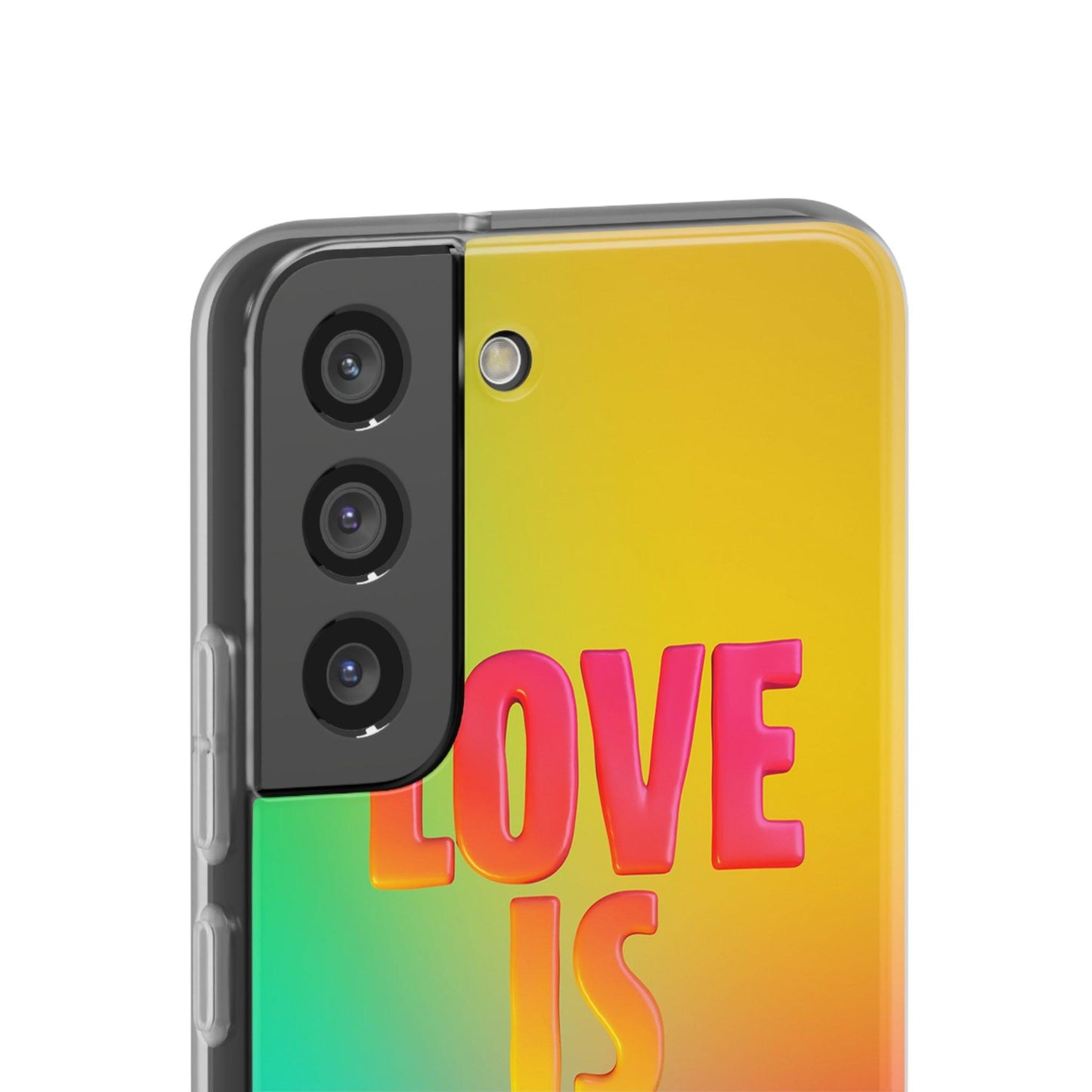 LGBTQWorldwide - ,,LOVE" Flexible Handyhülle Accessories, Case, iPhone, iPhone Cases, Phone accessory, Phone Cases, Samsung Cases, silikon, Valentine's Day promotion lgbtq Bekleidung Accessoires unisex Zubehör