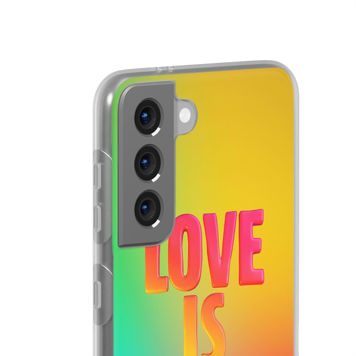 LGBTQWorldwide - ,,LOVE" Flexible Handyhülle Accessories, Case, iPhone, iPhone Cases, Phone accessory, Phone Cases, Samsung Cases, silikon, Valentine's Day promotion lgbtq Bekleidung Accessoires unisex Zubehör