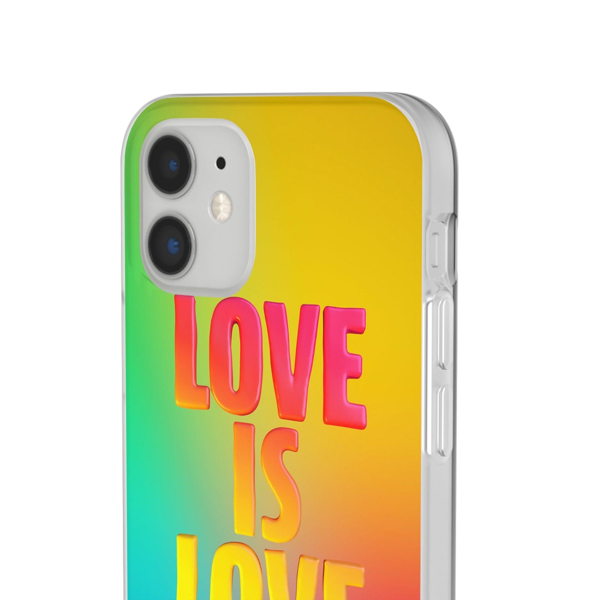 LGBTQWorldwide - ,,LOVE" Flexible Handyhülle Accessories, Case, iPhone, iPhone Cases, Phone accessory, Phone Cases, Samsung Cases, silikon, Valentine's Day promotion lgbtq Bekleidung Accessoires unisex Zubehör