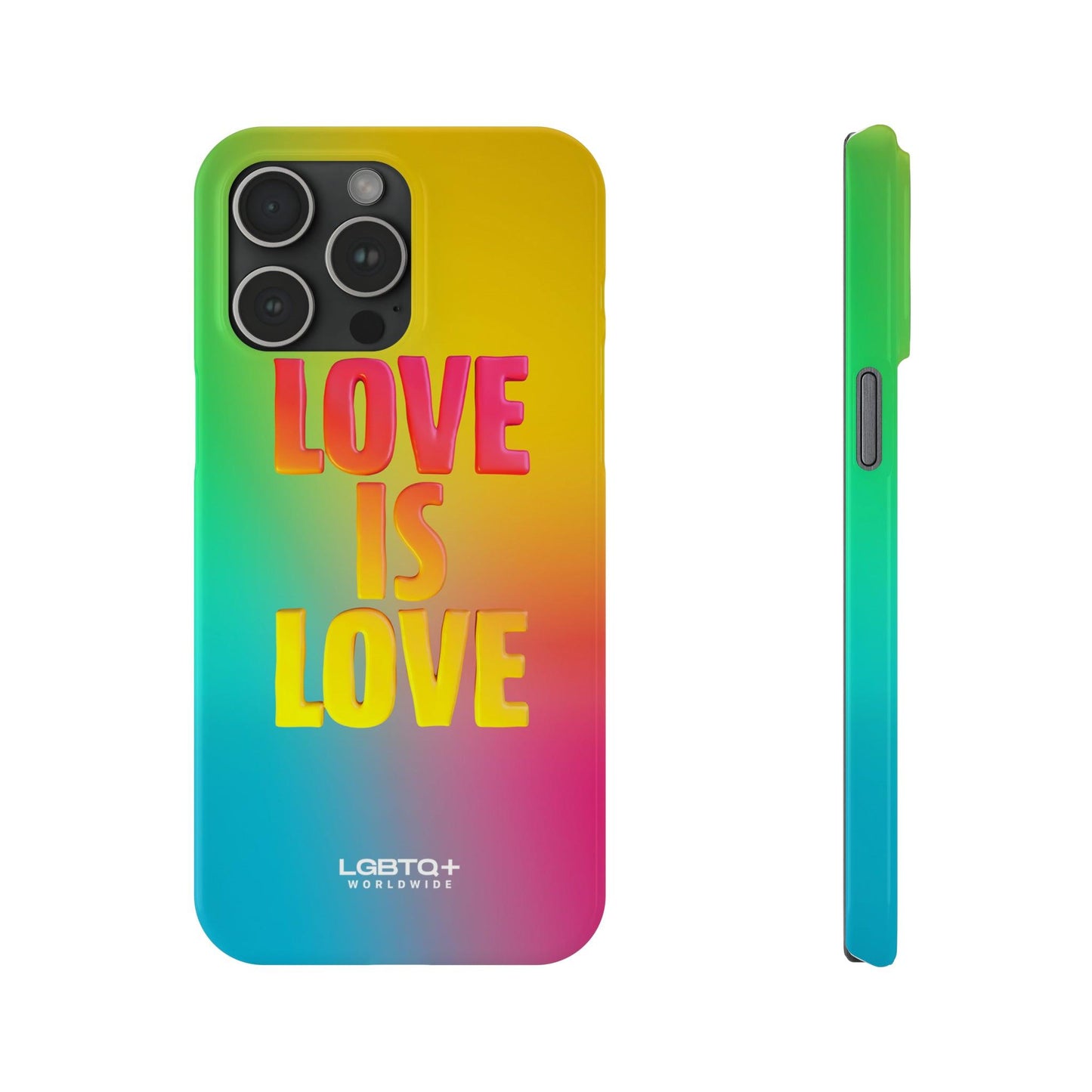 LGBTQWorldwide - ,,LOVE" Handyhülle Accessories, Back-to-School, card, Glossy, iPhone, iPhone Cases, Phone accessory, Phone Cases, Samsung Cases, Slim lgbtq Bekleidung Accessoires unisex Zubehör