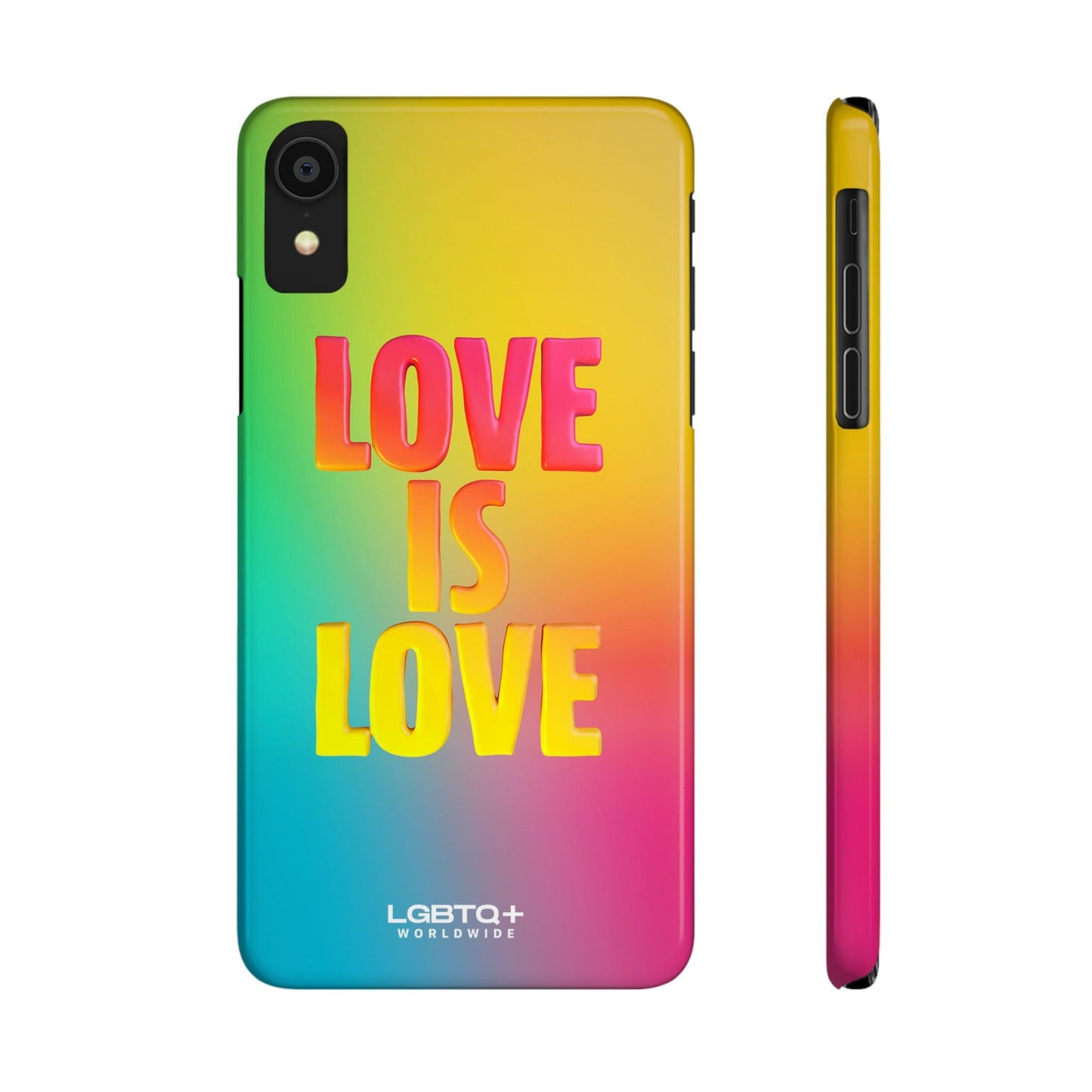 LGBTQWorldwide - ,,LOVE" Handyhülle Accessories, Back-to-School, card, Glossy, iPhone, iPhone Cases, Phone accessory, Phone Cases, Samsung Cases, Slim lgbtq Bekleidung Accessoires unisex Zubehör