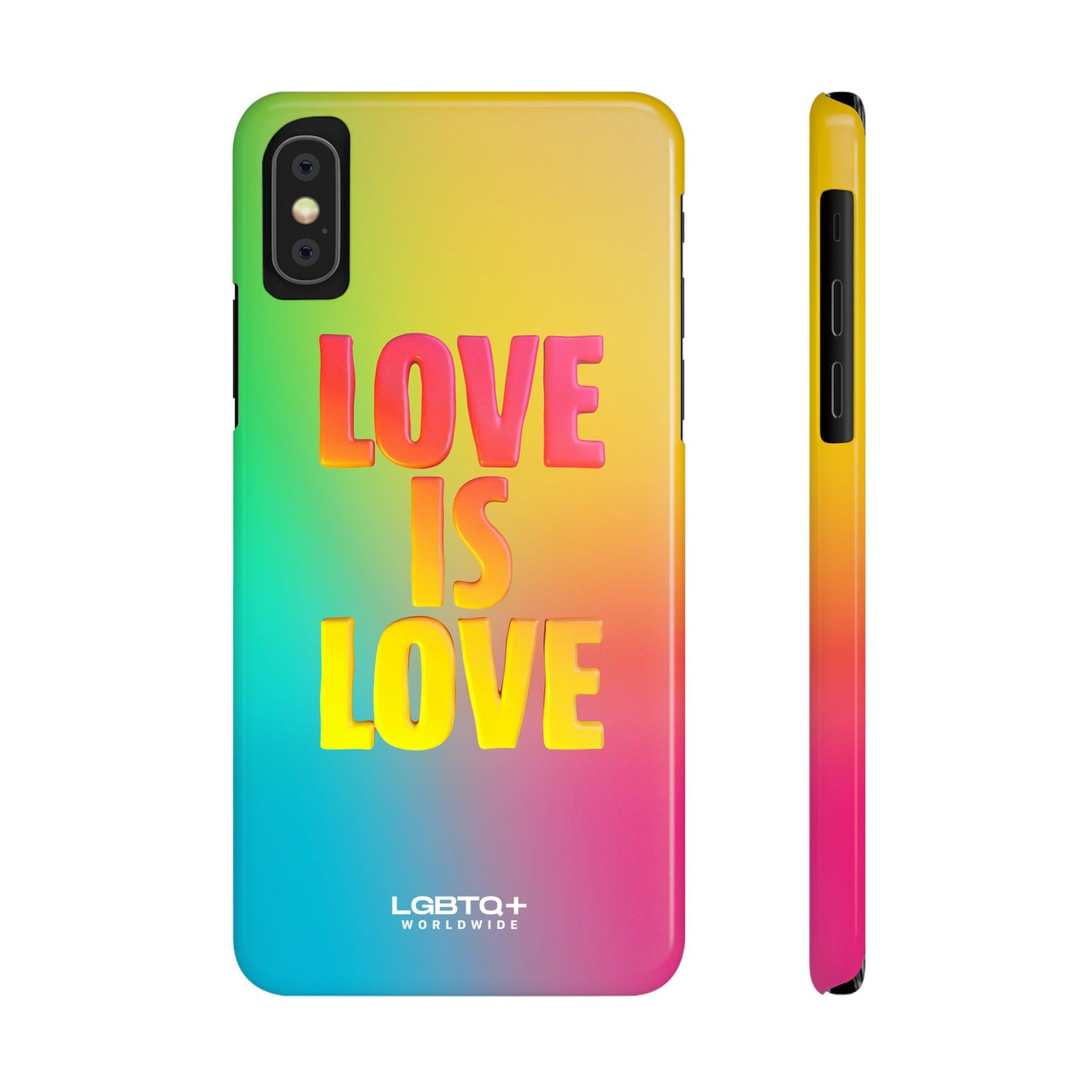 LGBTQWorldwide - ,,LOVE" Handyhülle Accessories, Back-to-School, card, Glossy, iPhone, iPhone Cases, Phone accessory, Phone Cases, Samsung Cases, Slim lgbtq Bekleidung Accessoires unisex Zubehör