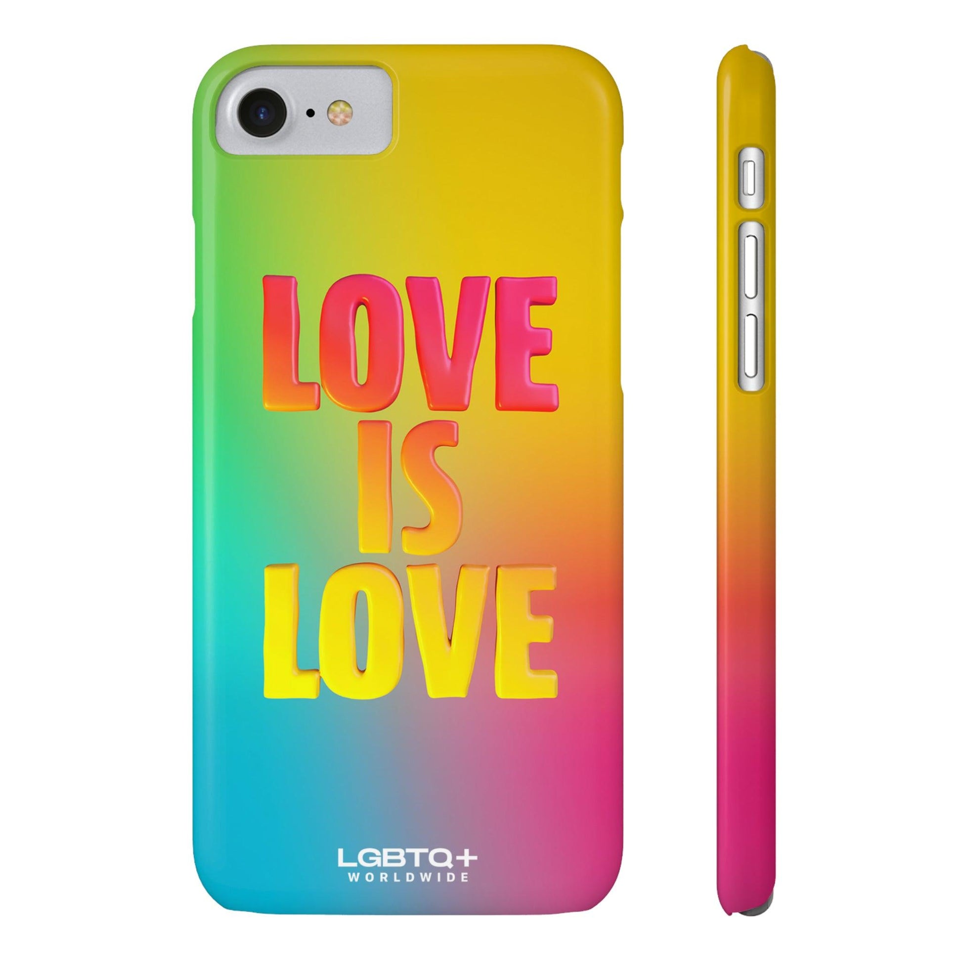 LGBTQWorldwide - ,,LOVE" Handyhülle Accessories, Back-to-School, card, Glossy, iPhone, iPhone Cases, Phone accessory, Phone Cases, Samsung Cases, Slim lgbtq Bekleidung Accessoires unisex Zubehör