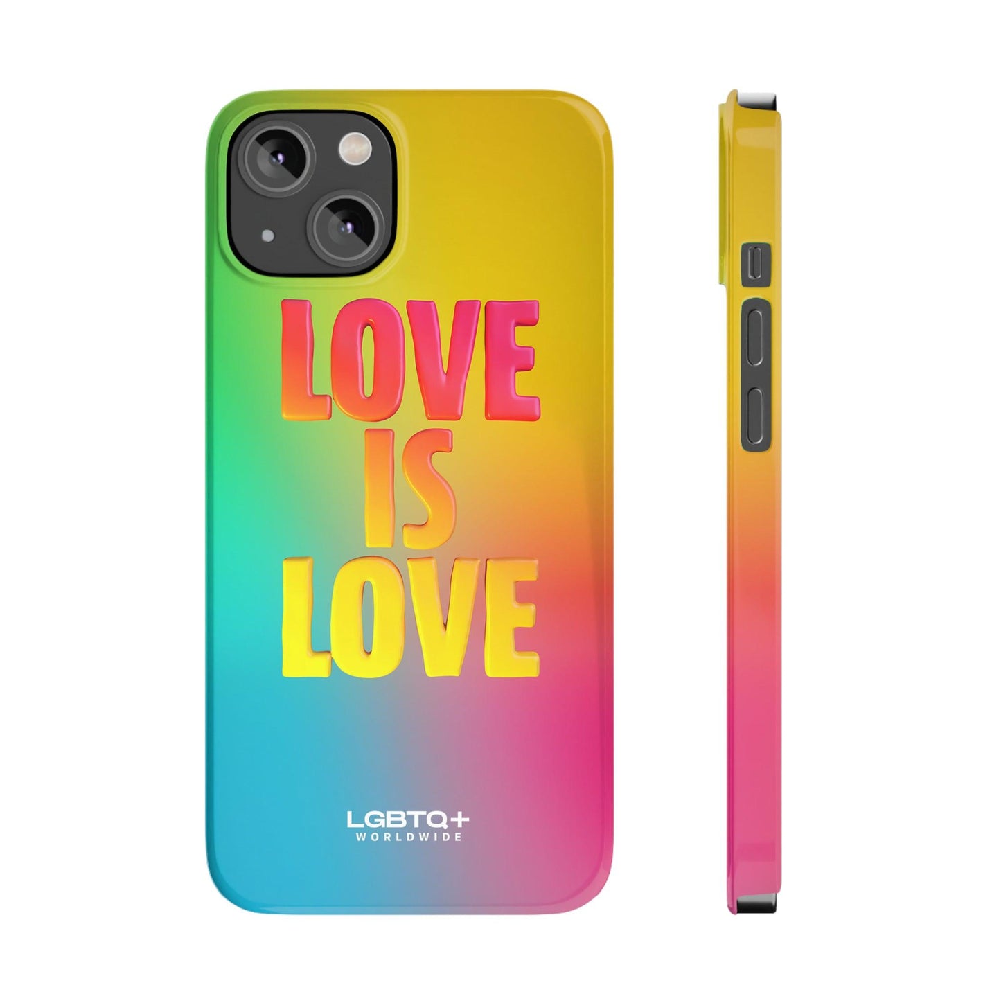 LGBTQWorldwide - ,,LOVE" Handyhülle Accessories, Back-to-School, card, Glossy, iPhone, iPhone Cases, Phone accessory, Phone Cases, Samsung Cases, Slim lgbtq Bekleidung Accessoires unisex Zubehör