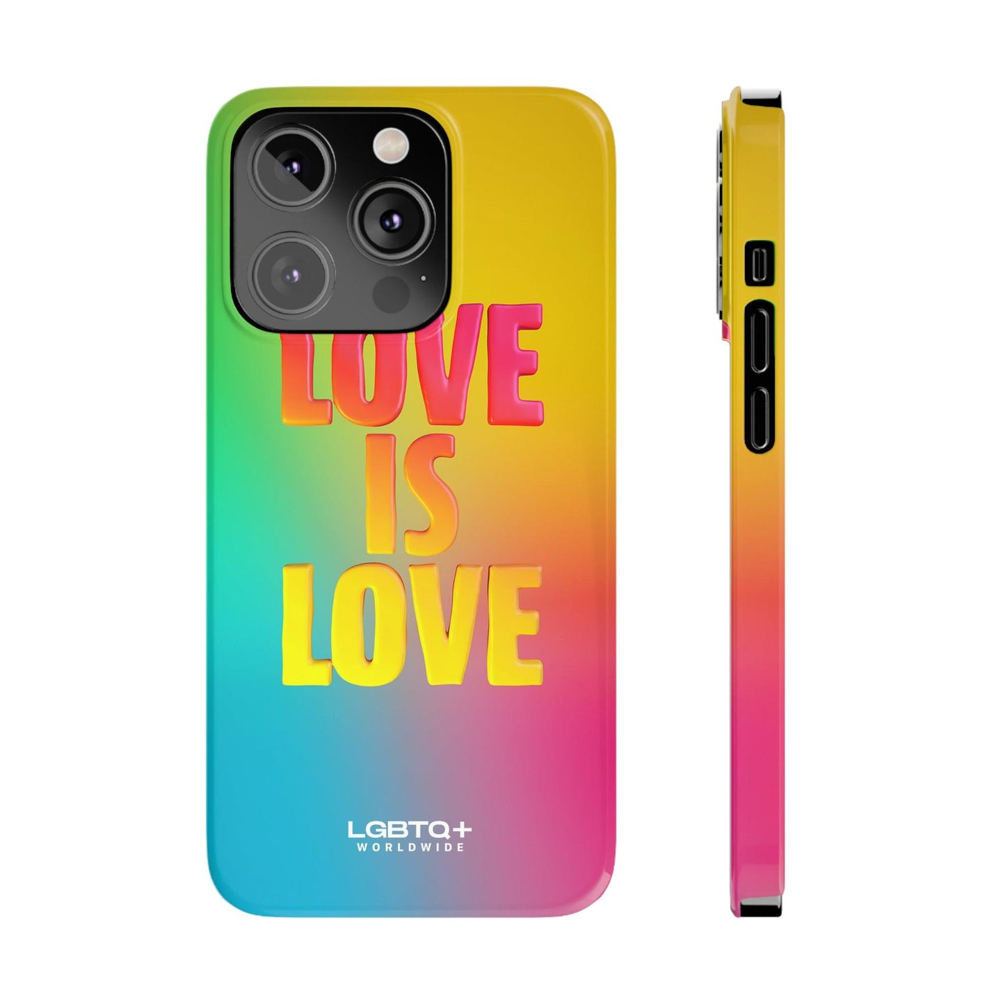 LGBTQWorldwide - ,,LOVE" Handyhülle Accessories, Back-to-School, card, Glossy, iPhone, iPhone Cases, Phone accessory, Phone Cases, Samsung Cases, Slim lgbtq Bekleidung Accessoires unisex Zubehör