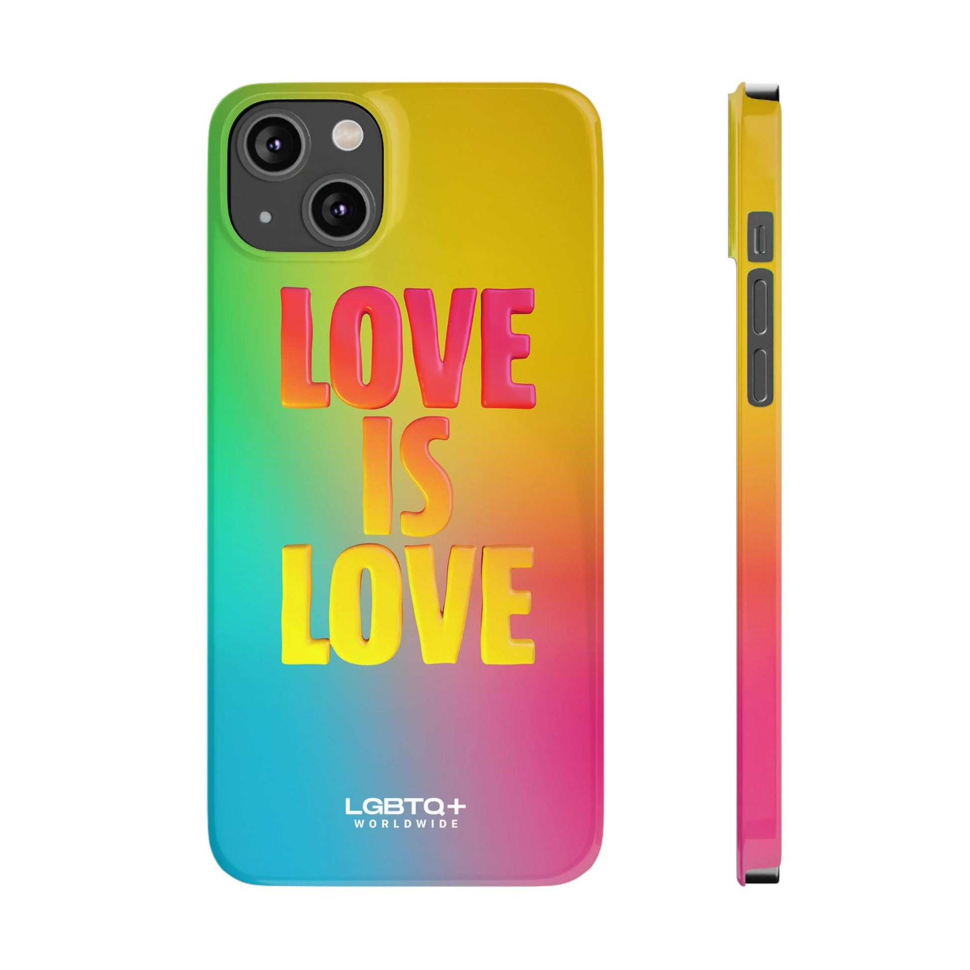 LGBTQWorldwide - ,,LOVE" Handyhülle Accessories, Back-to-School, card, Glossy, iPhone, iPhone Cases, Phone accessory, Phone Cases, Samsung Cases, Slim lgbtq Bekleidung Accessoires unisex Zubehör