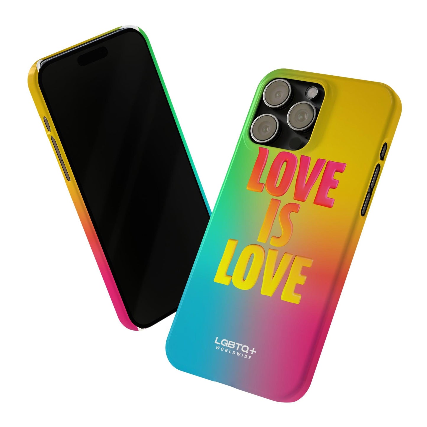 LGBTQWorldwide - ,,LOVE" Handyhülle Accessories, Back-to-School, card, Glossy, iPhone, iPhone Cases, Phone accessory, Phone Cases, Samsung Cases, Slim lgbtq Bekleidung Accessoires unisex Zubehör