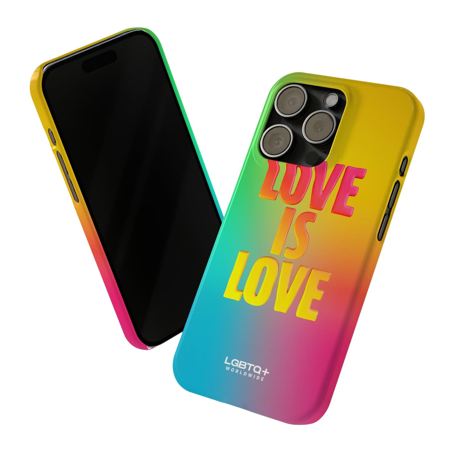 LGBTQWorldwide - ,,LOVE" Handyhülle Accessories, Back-to-School, card, Glossy, iPhone, iPhone Cases, Phone accessory, Phone Cases, Samsung Cases, Slim lgbtq Bekleidung Accessoires unisex Zubehör