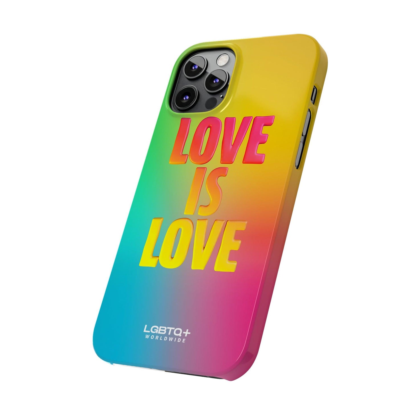 LGBTQWorldwide - ,,LOVE" Handyhülle Accessories, Back-to-School, card, Glossy, iPhone, iPhone Cases, Phone accessory, Phone Cases, Samsung Cases, Slim lgbtq Bekleidung Accessoires unisex Zubehör