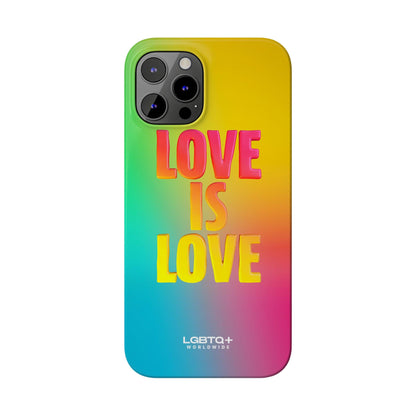 LGBTQWorldwide - ,,LOVE" Handyhülle Accessories, Back-to-School, card, Glossy, iPhone, iPhone Cases, Phone accessory, Phone Cases, Samsung Cases, Slim lgbtq Bekleidung Accessoires unisex Zubehör