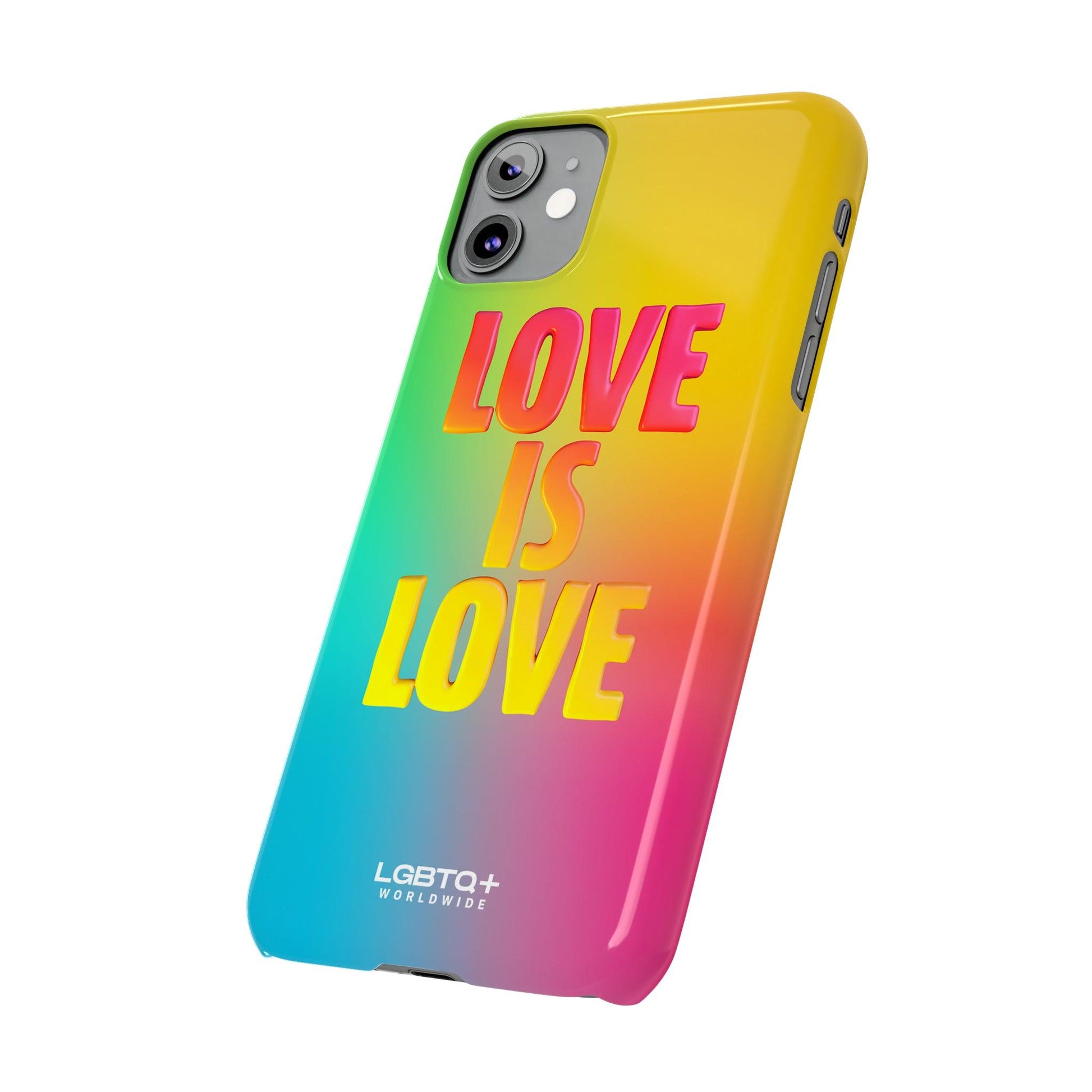 LGBTQWorldwide - ,,LOVE" Handyhülle Accessories, Back-to-School, card, Glossy, iPhone, iPhone Cases, Phone accessory, Phone Cases, Samsung Cases, Slim lgbtq Bekleidung Accessoires unisex Zubehör