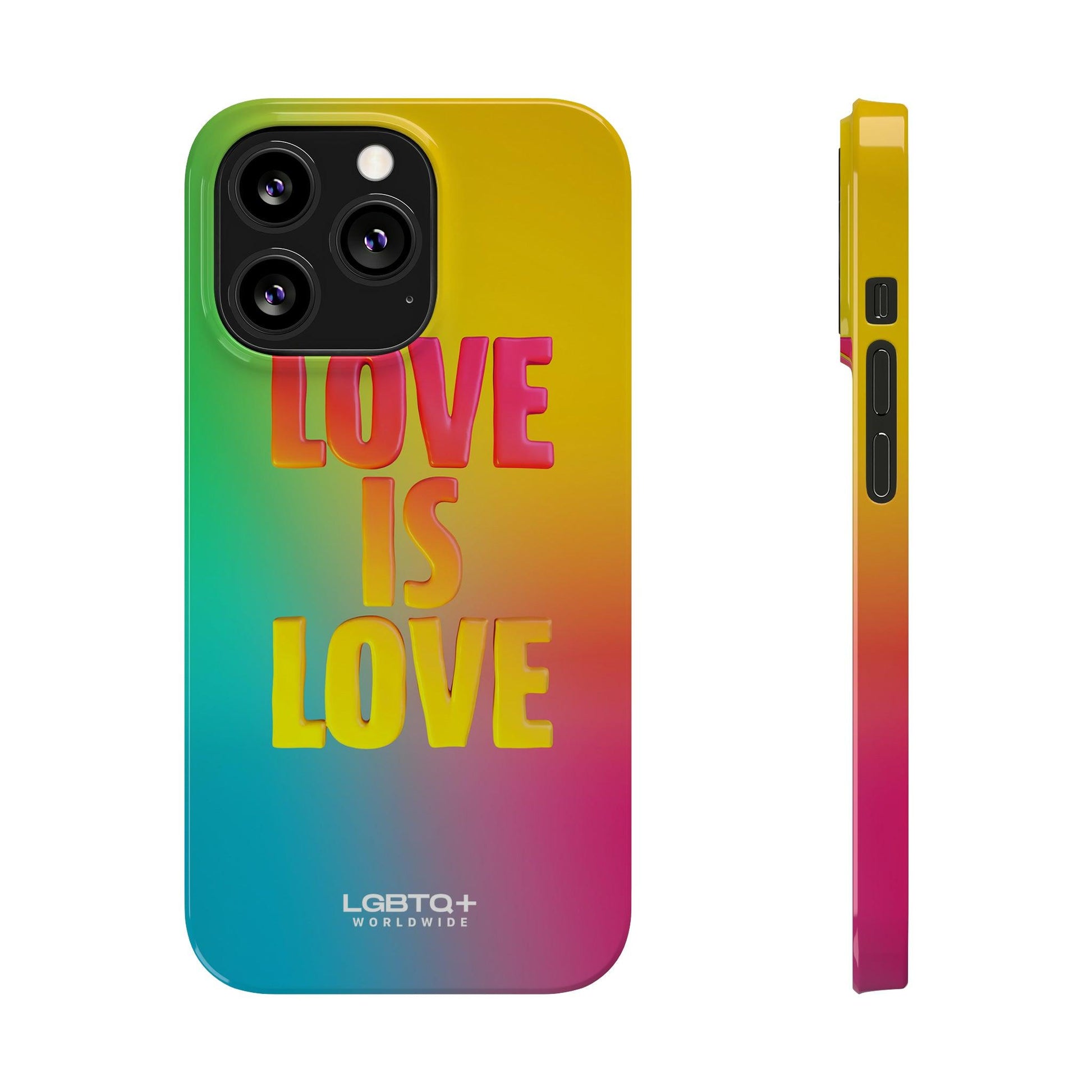 LGBTQWorldwide - ,,LOVE" Handyhülle Accessories, Back-to-School, card, Glossy, iPhone, iPhone Cases, Phone accessory, Phone Cases, Samsung Cases, Slim lgbtq Bekleidung Accessoires unisex Zubehör