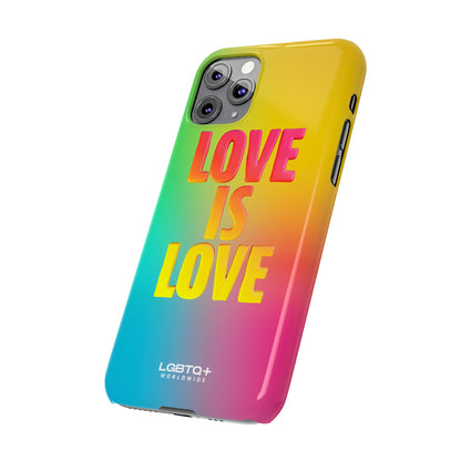 LGBTQWorldwide - ,,LOVE" Handyhülle Accessories, Back-to-School, card, Glossy, iPhone, iPhone Cases, Phone accessory, Phone Cases, Samsung Cases, Slim lgbtq Bekleidung Accessoires unisex Zubehör