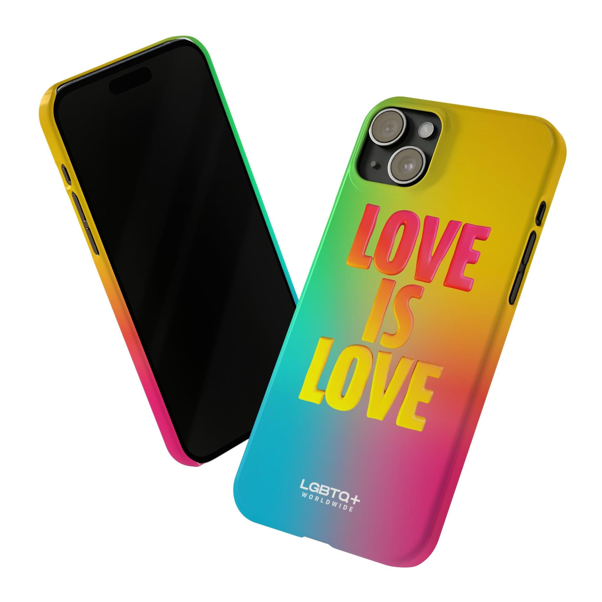 LGBTQWorldwide - ,,LOVE" Handyhülle Accessories, Back-to-School, card, Glossy, iPhone, iPhone Cases, Phone accessory, Phone Cases, Samsung Cases, Slim lgbtq Bekleidung Accessoires unisex Zubehör