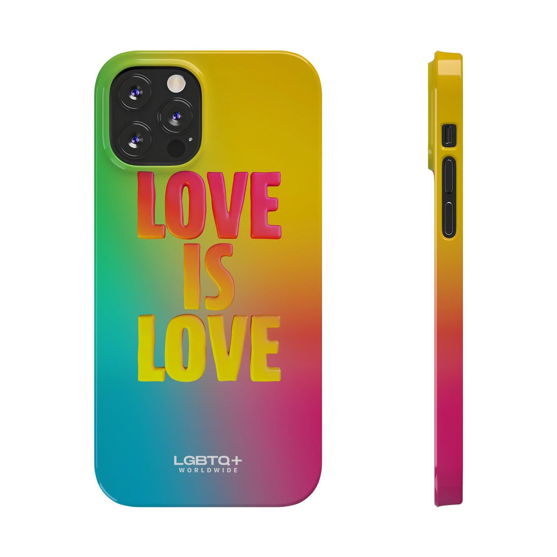 LGBTQWorldwide - ,,LOVE" Handyhülle Accessories, Back-to-School, card, Glossy, iPhone, iPhone Cases, Phone accessory, Phone Cases, Samsung Cases, Slim lgbtq Bekleidung Accessoires unisex Zubehör