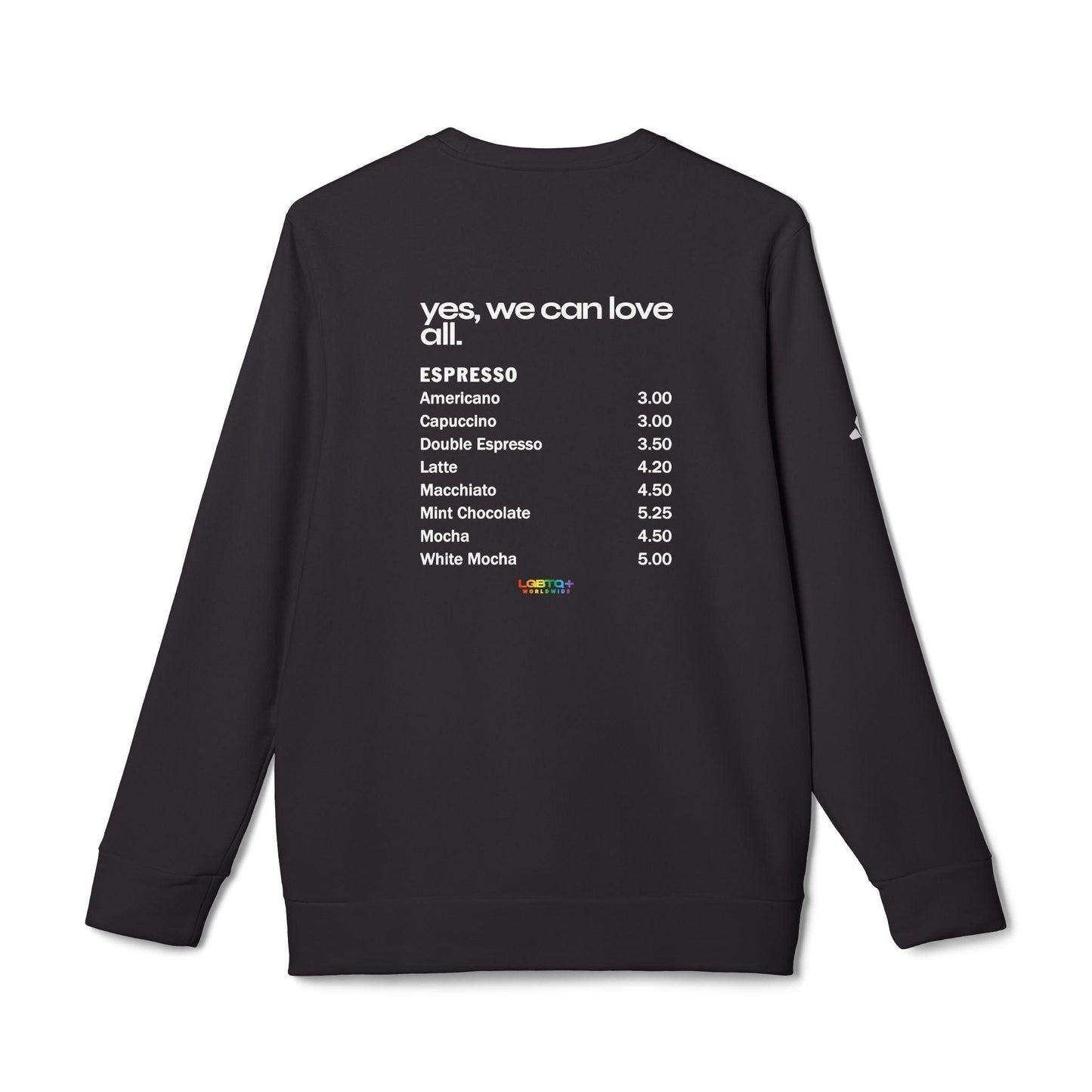 LGBTQWorldwide - ,,LOVE IS LIMITLESS'' adidas® adidas, Crew neck, DTF, Men's Clothing, Sportswear, Sweatshirts, Unisex, Women's Clothing lgbtq Bekleidung Accessoires unisex Zubehör