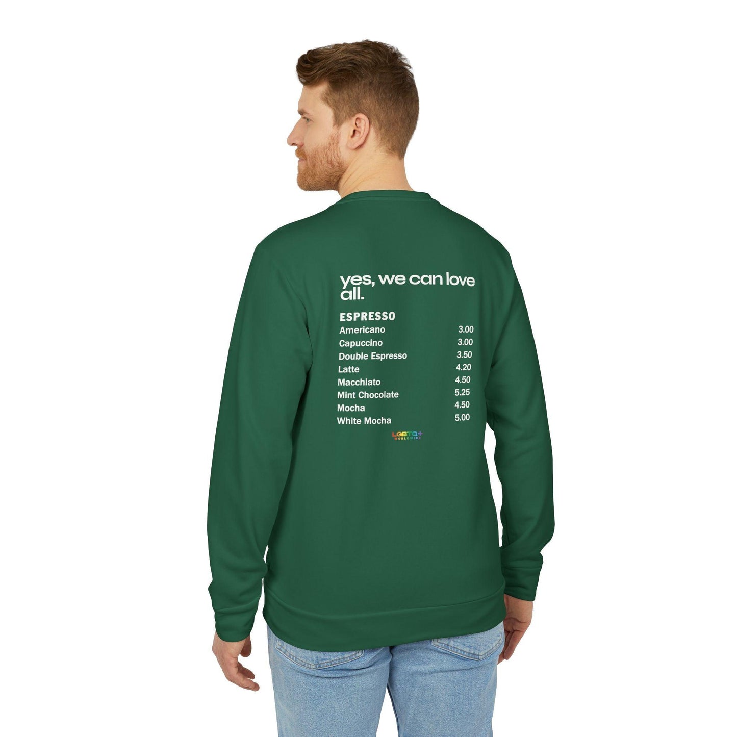 LGBTQWorldwide - ,,LOVE IS LIMITLESS'' adidas® adidas, Crew neck, DTF, Men's Clothing, Sportswear, Sweatshirts, Unisex, Women's Clothing lgbtq Bekleidung Accessoires unisex Zubehör