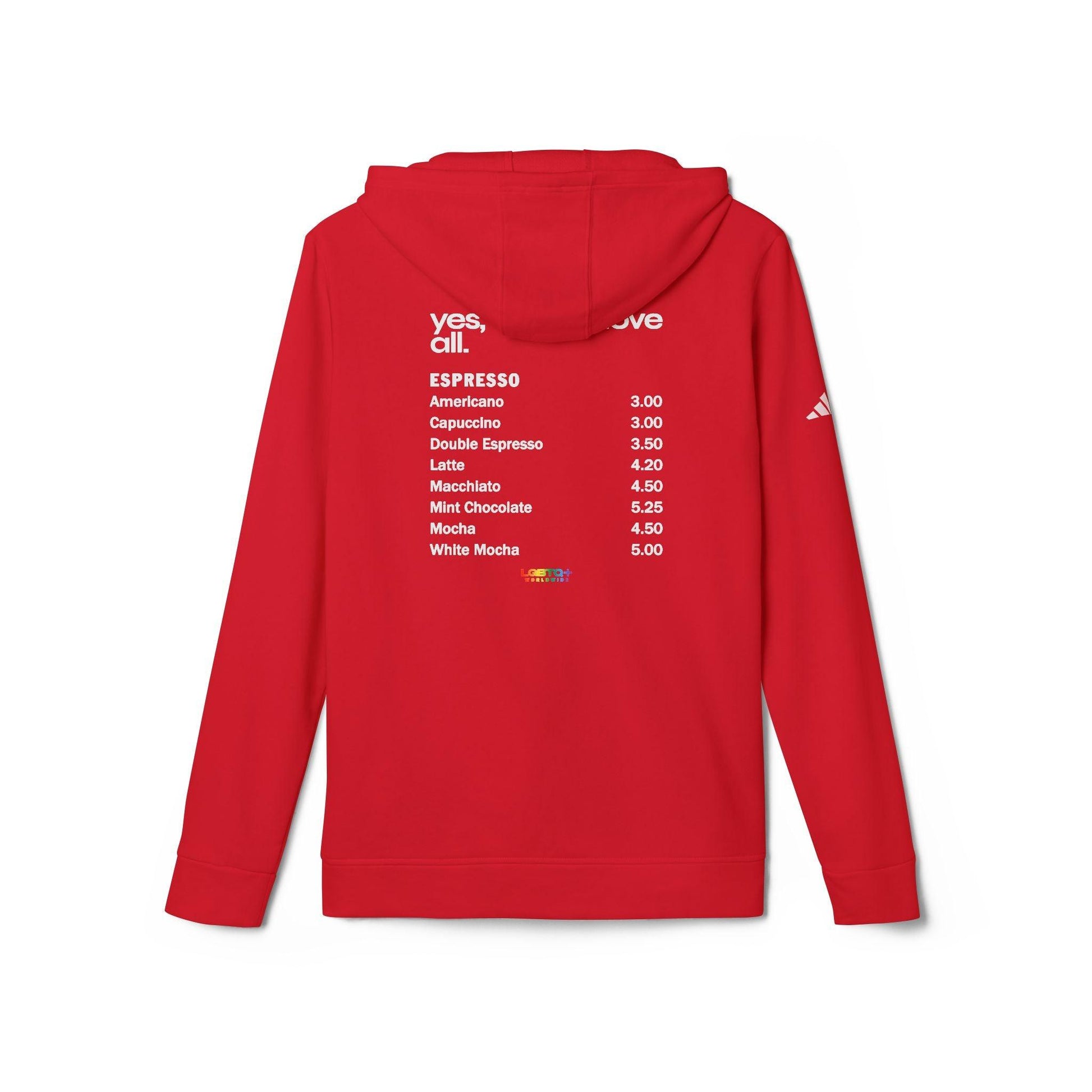 LGBTQWorldwide - ,,LOVE IS LIMITLESS'' adidas® adidas, DTF, Hooded, Hoodies, Men's Clothing, Sportswear, Unisex, Women's Clothing lgbtq Bekleidung Accessoires unisex Zubehör