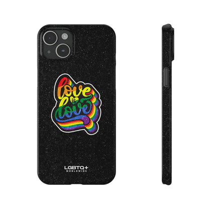 LGBTQWorldwide - ,,LOVE IS LOVE" Handyhülle Accessories, Back-to-School, card, Glossy, iPhone, iPhone Cases, Phone accessory, Phone Cases, Samsung Cases, Slim lgbtq Bekleidung Accessoires unisex Zubehör