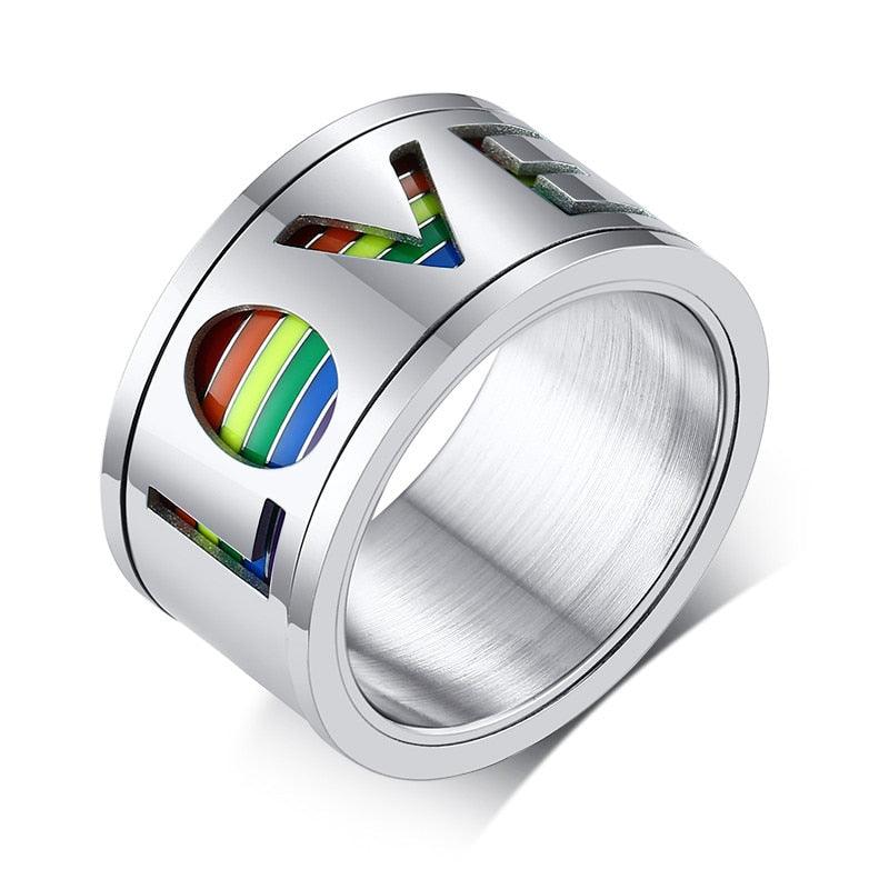 LGBTQWorldwide - LOVE Ring Accessoires, Accessories, Aktion, All lgbtq Bekleidung Accessoires unisex Zubehör