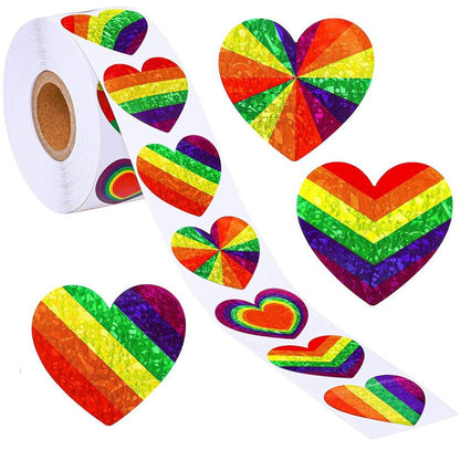 LGBTQWorldwide - LOVE Stickerrolle Accessoires lgbtq Bekleidung Accessoires unisex Zubehör