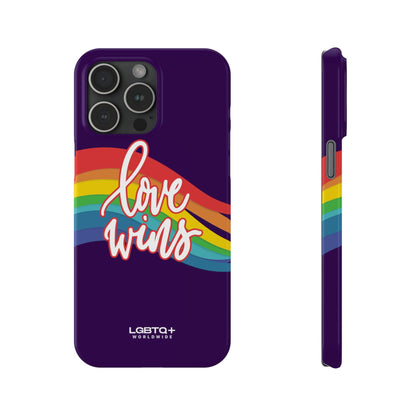 LGBTQWorldwide - ,,LOVE WINS" Handyhülle Accessories, Back-to-School, card, Glossy, iPhone, iPhone Cases, Phone accessory, Phone Cases, Samsung Cases, Slim lgbtq Bekleidung Accessoires unisex Zubehör