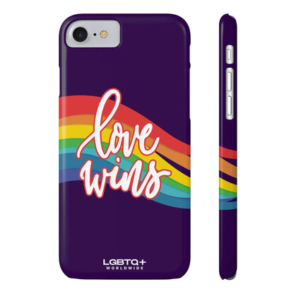 LGBTQWorldwide - ,,LOVE WINS" Handyhülle Accessories, Back-to-School, card, Glossy, iPhone, iPhone Cases, Phone accessory, Phone Cases, Samsung Cases, Slim lgbtq Bekleidung Accessoires unisex Zubehör