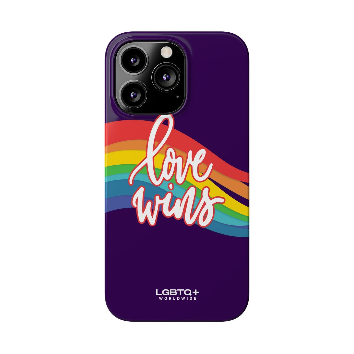 LGBTQWorldwide - ,,LOVE WINS" Handyhülle Accessories, Back-to-School, card, Glossy, iPhone, iPhone Cases, Phone accessory, Phone Cases, Samsung Cases, Slim lgbtq Bekleidung Accessoires unisex Zubehör