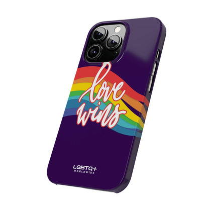 LGBTQWorldwide - ,,LOVE WINS" Handyhülle Accessories, Back-to-School, card, Glossy, iPhone, iPhone Cases, Phone accessory, Phone Cases, Samsung Cases, Slim lgbtq Bekleidung Accessoires unisex Zubehör