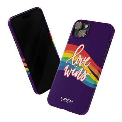 LGBTQWorldwide - ,,LOVE WINS" Handyhülle Accessories, Back-to-School, card, Glossy, iPhone, iPhone Cases, Phone accessory, Phone Cases, Samsung Cases, Slim lgbtq Bekleidung Accessoires unisex Zubehör