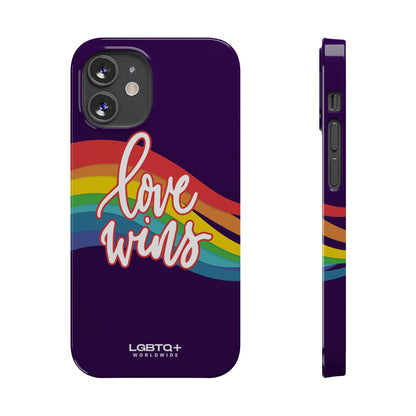 LGBTQWorldwide - ,,LOVE WINS" Handyhülle Accessories, Back-to-School, card, Glossy, iPhone, iPhone Cases, Phone accessory, Phone Cases, Samsung Cases, Slim lgbtq Bekleidung Accessoires unisex Zubehör