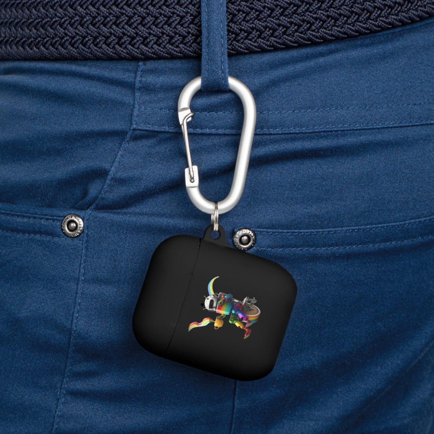 LGBTQWorldwide - ,,LUSTIGER ROBOTER" AirPods und AirPods Pro Hülle Accessories, AirPods, AirPods Pro, Back-to-School, Case, Flexible, tech, Tech Accessories, TPU lgbtq Bekleidung Accessoires unisex Zubehör