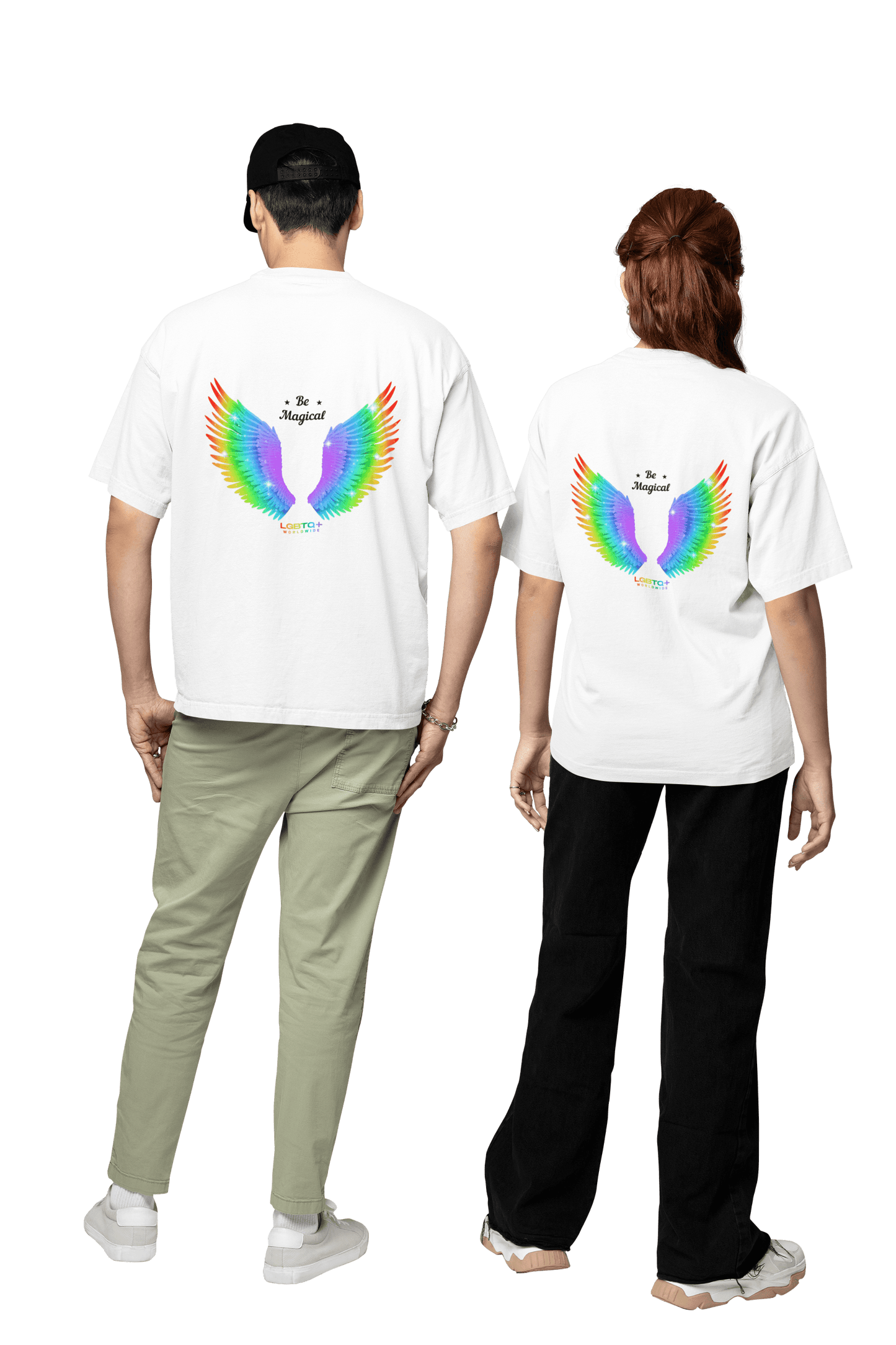 LGBTQWorldwide - ,,MAGIE" Clothing, Cotton, Crew neck, DTG, Eco-friendly, Men's Clothing, Organic, Recycled, Regular fit, Sustainable, T-shirts, Unisex, Valentine's Day Picks, Vegan, Women's Clothing lgbtq Bekleidung Accessoires unisex Zubehör