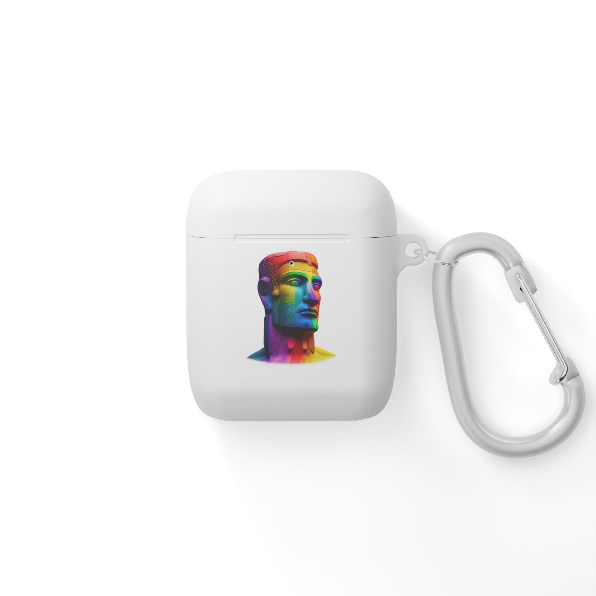 LGBTQWorldwide - ,,MOAI" AirPods und AirPods Pro Hülle Accessories, AirPods, AirPods Pro, Back-to-School, Case, Flexible, tech, Tech Accessories, TPU lgbtq Bekleidung Accessoires unisex Zubehör