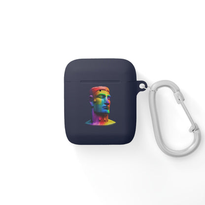 LGBTQWorldwide - ,,MOAI" AirPods und AirPods Pro Hülle Accessories, AirPods, AirPods Pro, Back-to-School, Case, Flexible, tech, Tech Accessories, TPU lgbtq Bekleidung Accessoires unisex Zubehör