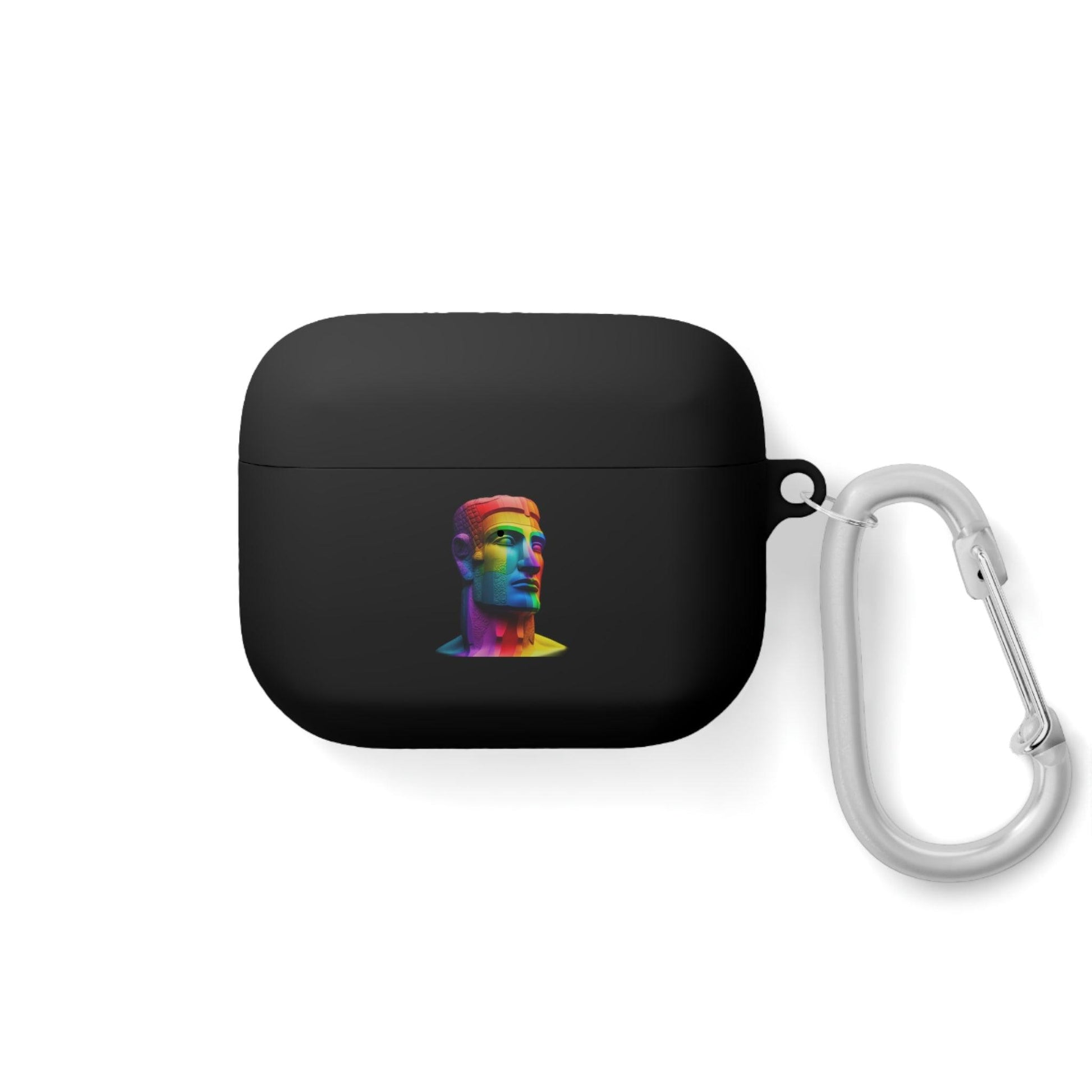 LGBTQWorldwide - ,,MOAI" AirPods und AirPods Pro Hülle Accessories, AirPods, AirPods Pro, Back-to-School, Case, Flexible, tech, Tech Accessories, TPU lgbtq Bekleidung Accessoires unisex Zubehör