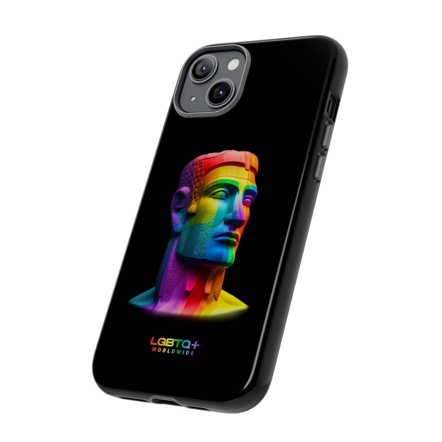 LGBTQWorldwide - ,,MOAI" Doppelgehäuse Handyhülle Accessories, Glossy, iPhone Cases, Matte, Phone accessory, Phone Cases, Samsung Cases, tough, Valentine's Day Picks lgbtq Bekleidung Accessoires unisex Zubehör