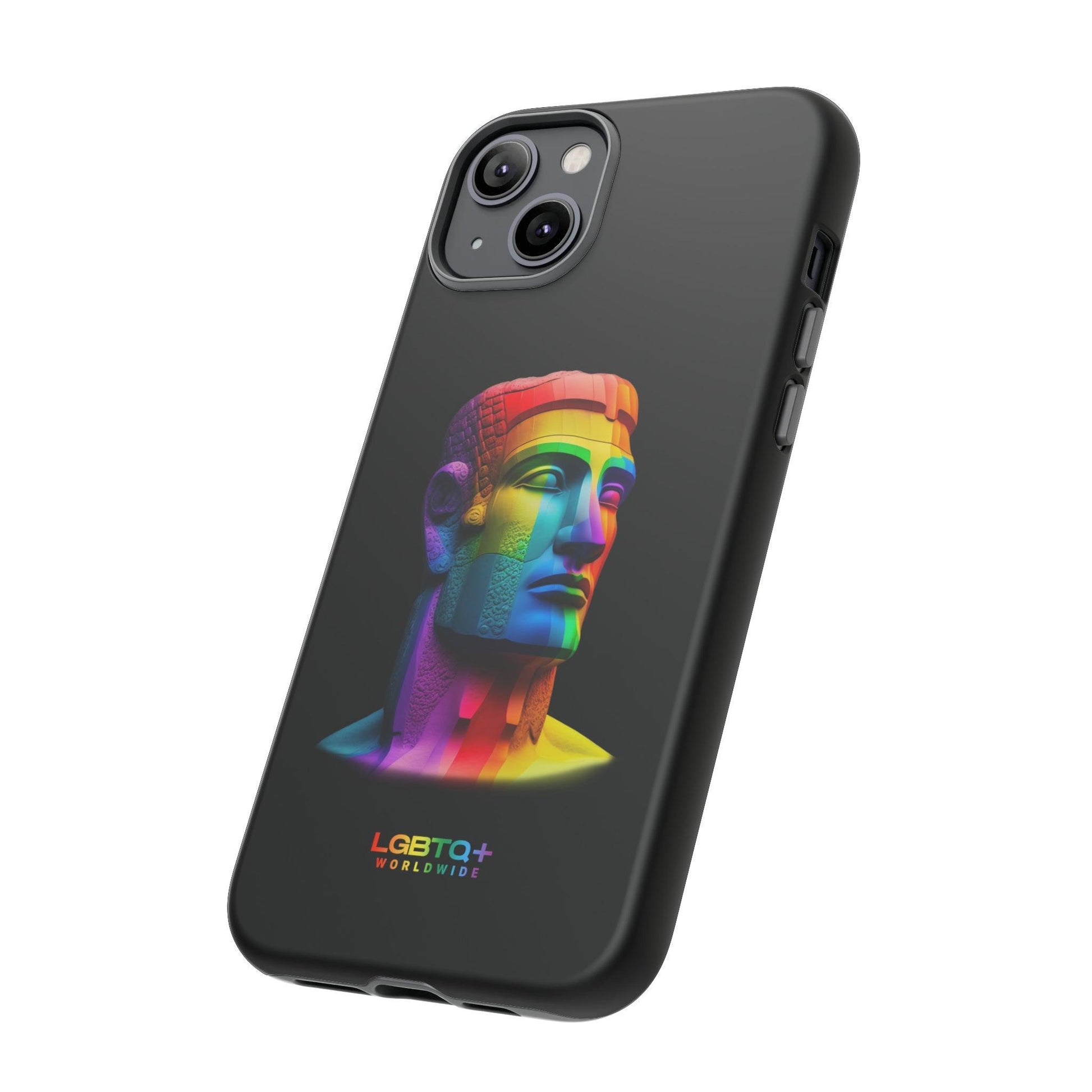 LGBTQWorldwide - ,,MOAI" Doppelgehäuse Handyhülle Accessories, Glossy, iPhone Cases, Matte, Phone accessory, Phone Cases, Samsung Cases, tough, Valentine's Day Picks lgbtq Bekleidung Accessoires unisex Zubehör