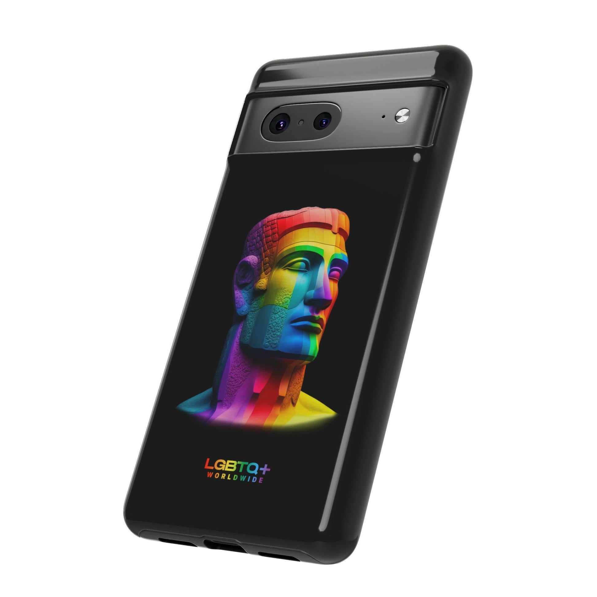 LGBTQWorldwide - ,,MOAI" Doppelgehäuse Handyhülle Accessories, Glossy, iPhone Cases, Matte, Phone accessory, Phone Cases, Samsung Cases, tough, Valentine's Day Picks lgbtq Bekleidung Accessoires unisex Zubehör