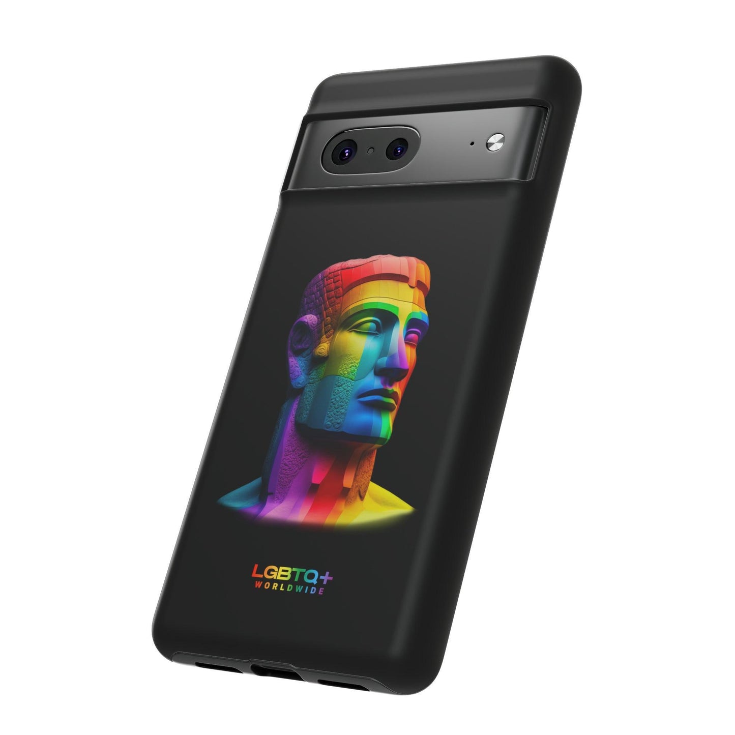 LGBTQWorldwide - ,,MOAI" Doppelgehäuse Handyhülle Accessories, Glossy, iPhone Cases, Matte, Phone accessory, Phone Cases, Samsung Cases, tough, Valentine's Day Picks lgbtq Bekleidung Accessoires unisex Zubehör