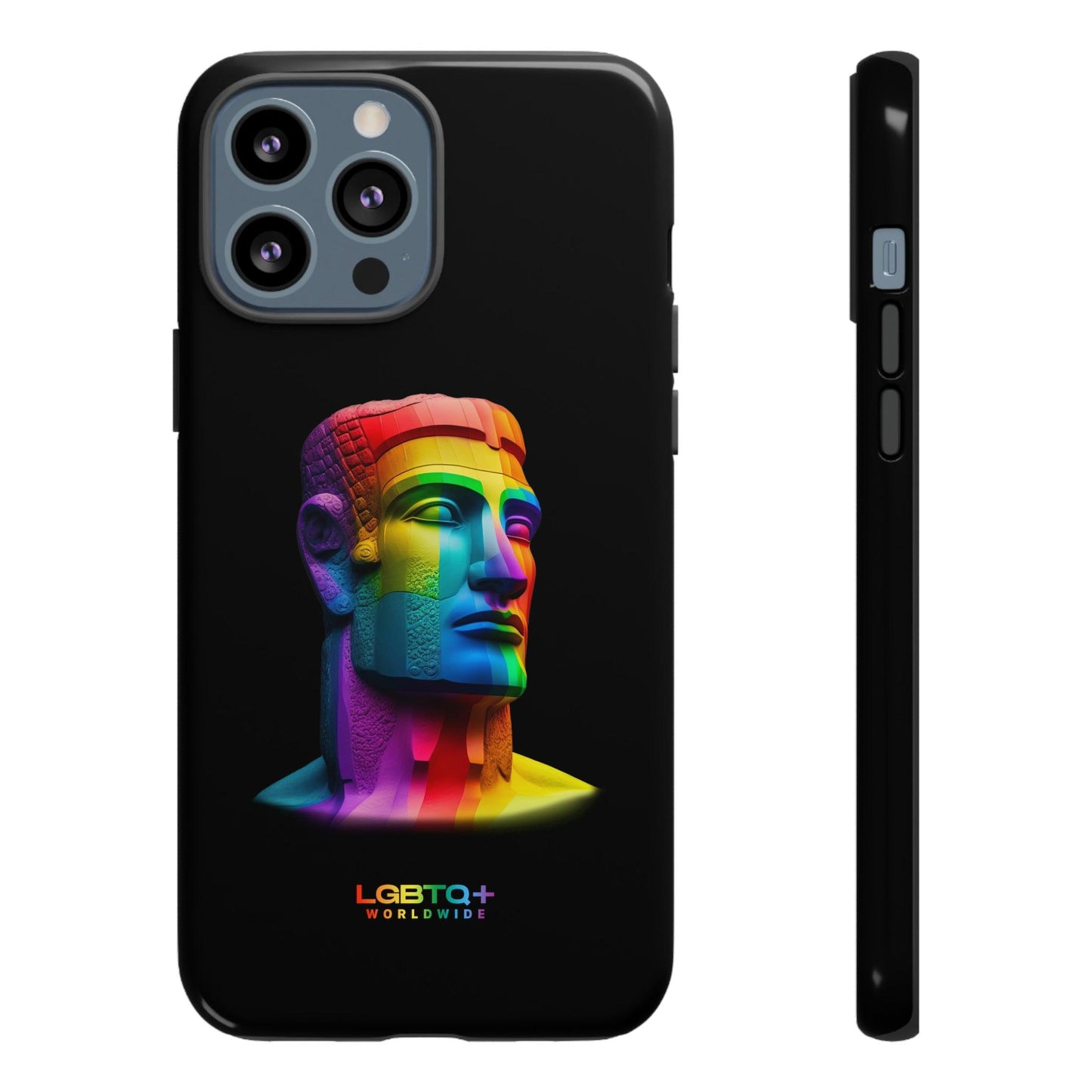 LGBTQWorldwide - ,,MOAI" Doppelgehäuse Handyhülle Accessories, Glossy, iPhone Cases, Matte, Phone accessory, Phone Cases, Samsung Cases, tough, Valentine's Day Picks lgbtq Bekleidung Accessoires unisex Zubehör