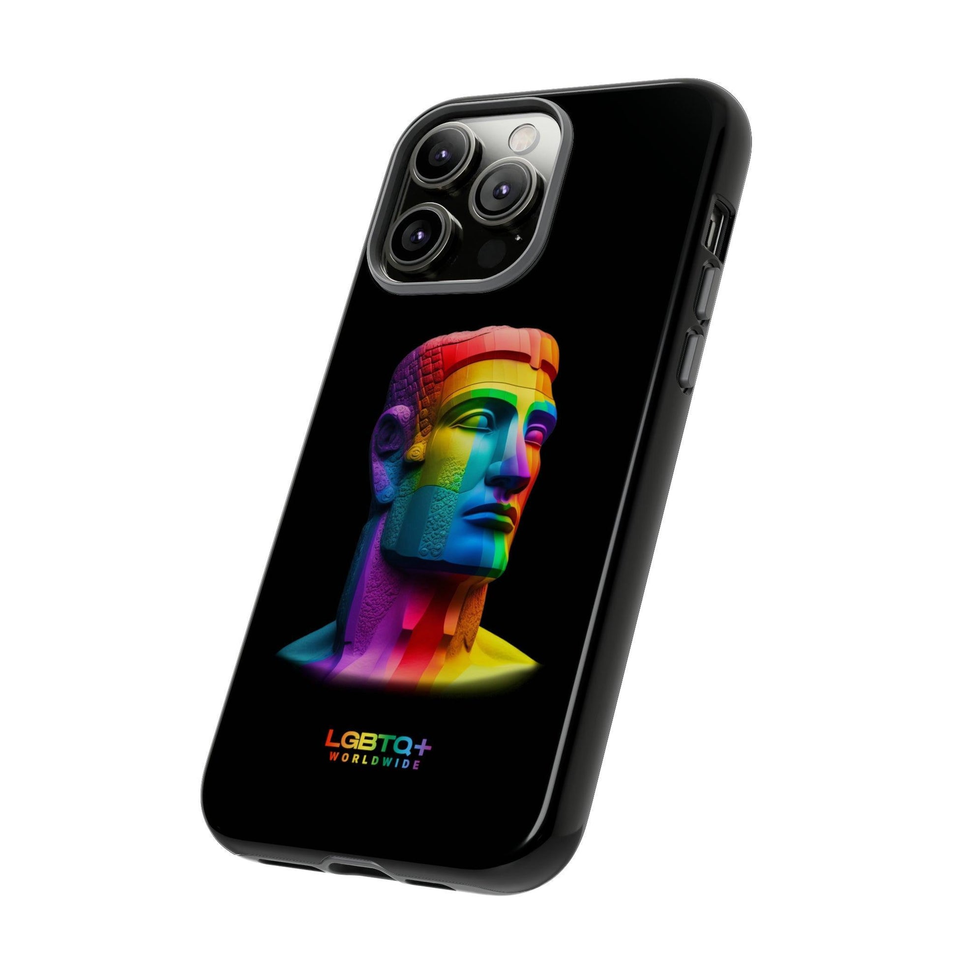 LGBTQWorldwide - ,,MOAI" Doppelgehäuse Handyhülle Accessories, Glossy, iPhone Cases, Matte, Phone accessory, Phone Cases, Samsung Cases, tough, Valentine's Day Picks lgbtq Bekleidung Accessoires unisex Zubehör