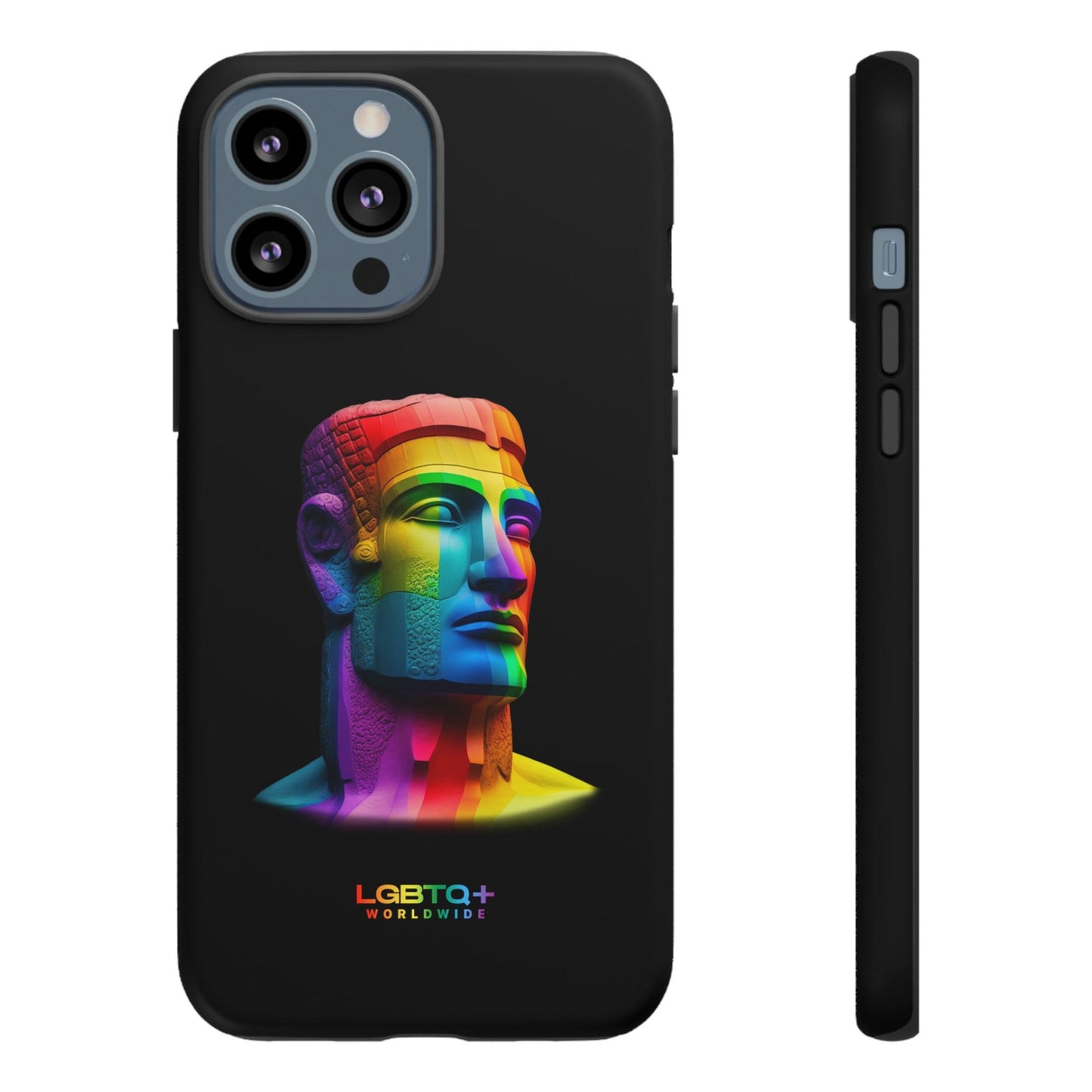 LGBTQWorldwide - ,,MOAI" Doppelgehäuse Handyhülle Accessories, Glossy, iPhone Cases, Matte, Phone accessory, Phone Cases, Samsung Cases, tough, Valentine's Day Picks lgbtq Bekleidung Accessoires unisex Zubehör