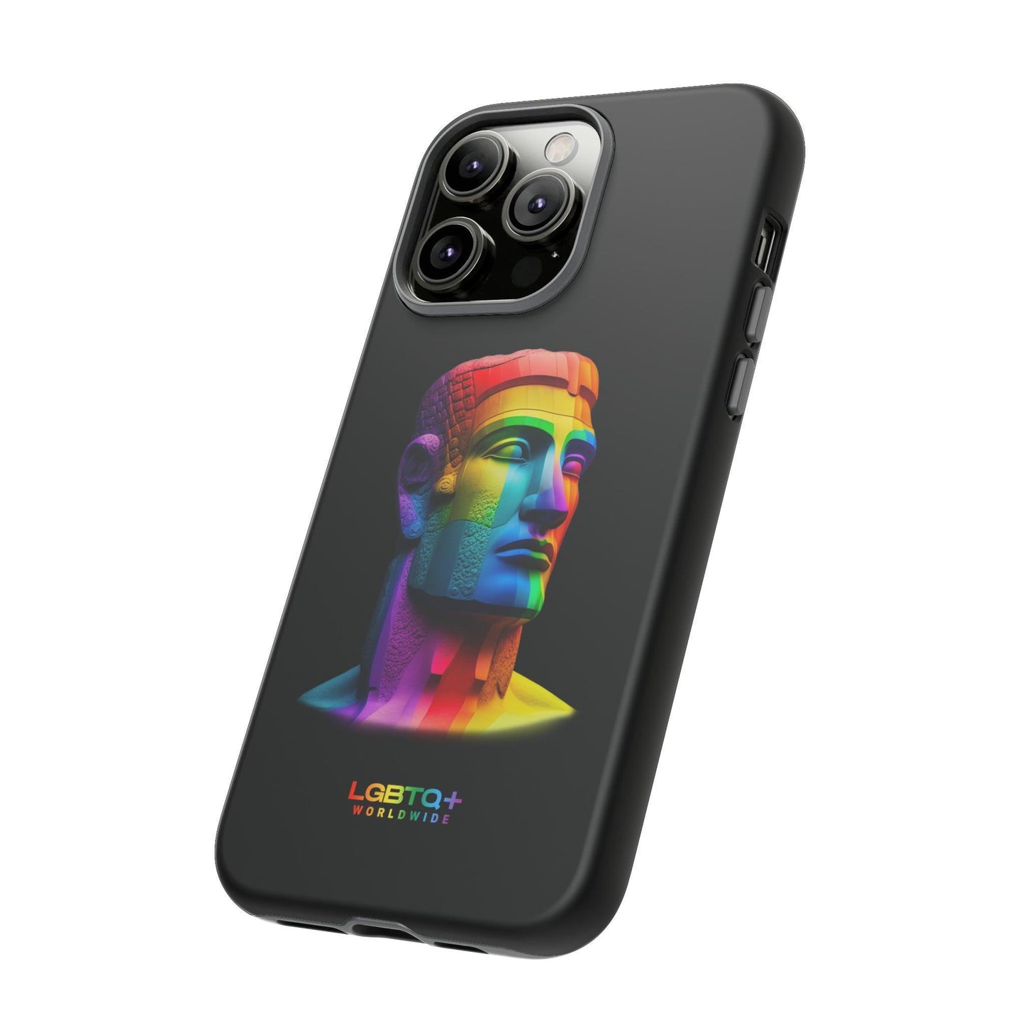 LGBTQWorldwide - ,,MOAI" Doppelgehäuse Handyhülle Accessories, Glossy, iPhone Cases, Matte, Phone accessory, Phone Cases, Samsung Cases, tough, Valentine's Day Picks lgbtq Bekleidung Accessoires unisex Zubehör