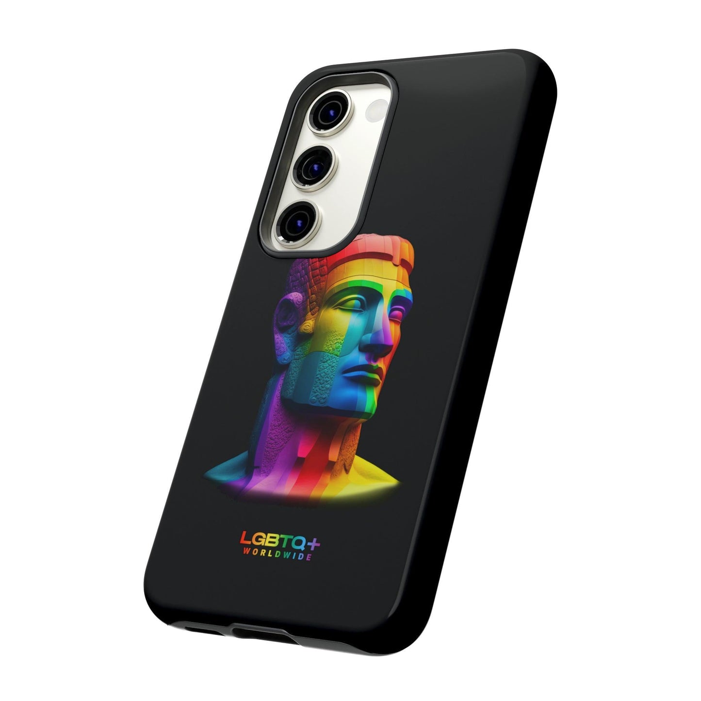 LGBTQWorldwide - ,,MOAI" Doppelgehäuse Handyhülle Accessories, Glossy, iPhone Cases, Matte, Phone accessory, Phone Cases, Samsung Cases, tough, Valentine's Day Picks lgbtq Bekleidung Accessoires unisex Zubehör