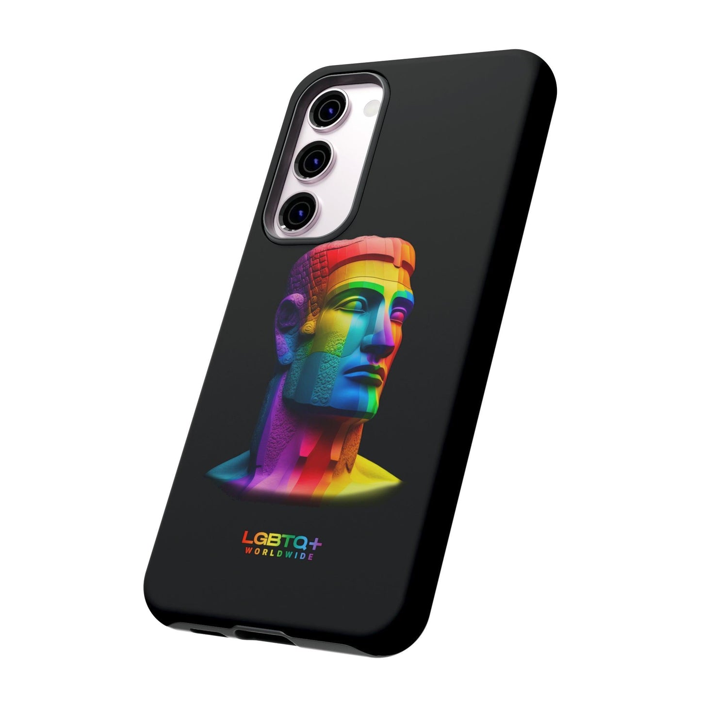 LGBTQWorldwide - ,,MOAI" Doppelgehäuse Handyhülle Accessories, Glossy, iPhone Cases, Matte, Phone accessory, Phone Cases, Samsung Cases, tough, Valentine's Day Picks lgbtq Bekleidung Accessoires unisex Zubehör