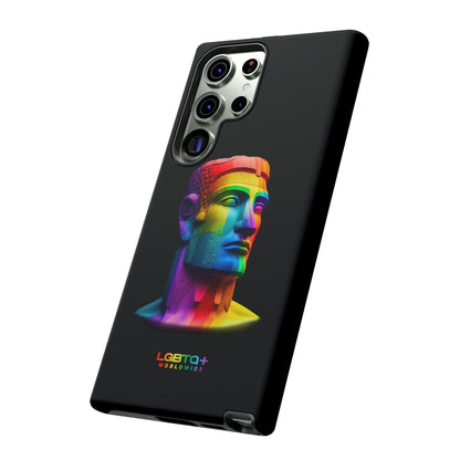 LGBTQWorldwide - ,,MOAI" Doppelgehäuse Handyhülle Accessories, Glossy, iPhone Cases, Matte, Phone accessory, Phone Cases, Samsung Cases, tough, Valentine's Day Picks lgbtq Bekleidung Accessoires unisex Zubehör