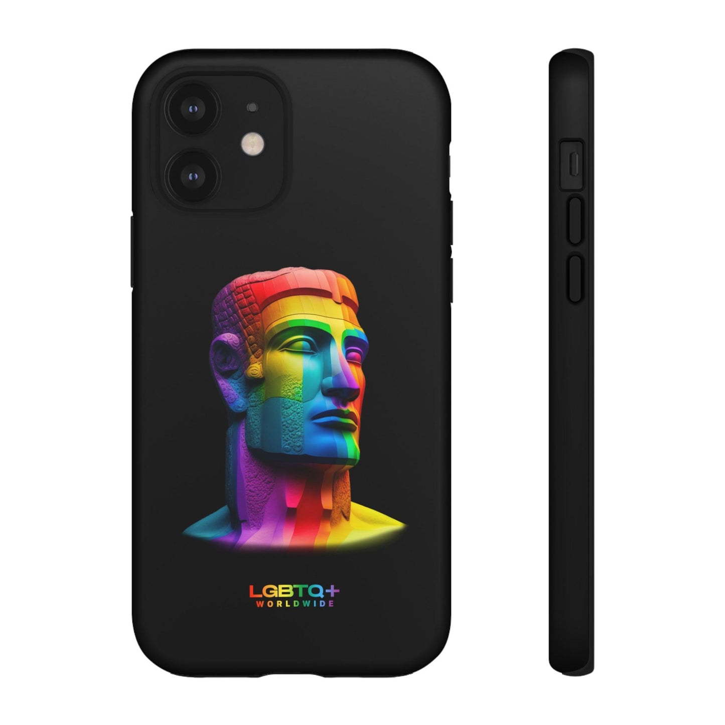 LGBTQWorldwide - ,,MOAI" Doppelgehäuse Handyhülle Accessories, Glossy, iPhone Cases, Matte, Phone accessory, Phone Cases, Samsung Cases, tough, Valentine's Day Picks lgbtq Bekleidung Accessoires unisex Zubehör